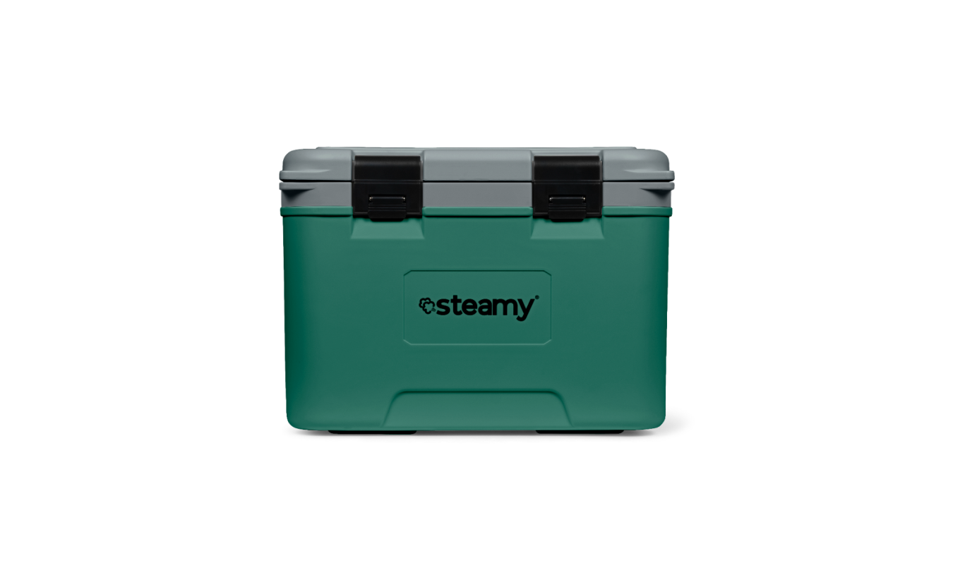 Steamy BMX 50, Koelbox speciaal voor de bouw, 50 Liter, Groen
