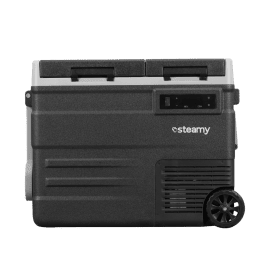 Steamy-E Dual Zone Roller Elektrische Compressor Koelbox Op Wielen (49 liter Steamy-E Dual Zone Roller Elektrische Compressor Koelbox Op Wielen (49 liter