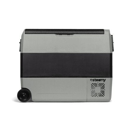 Steamy-E Dual Zone Roller Elektrische Compressor Koelbox Op Wielen (60 liter) 