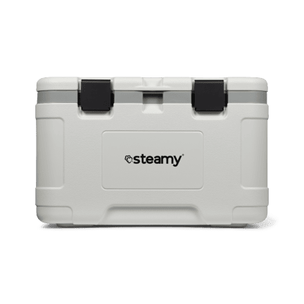 Steamy Marine 50 (50 Liter) Koelbox Wit + 2x koelelement Large met flinke korting