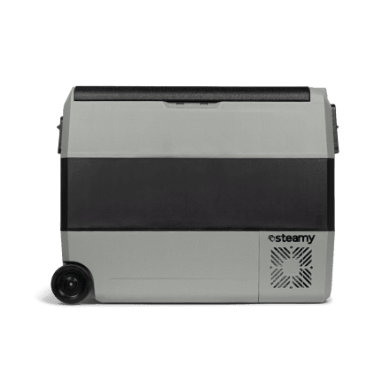 Steamy-E Dual Zone Roller Elektrische Compressor Koelbox Op Wielen (60 liter) 