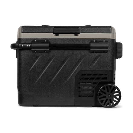 Steamy-E Dual Zone Roller Elektrische Compressor Koelbox Op Wielen (49 liter)